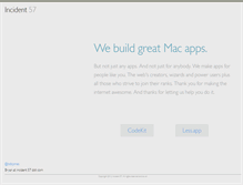Tablet Screenshot of incident57.com
